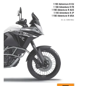KTM 1190 Adventure R Repair Manual 2014 PDF - Full Workshop Service Guide