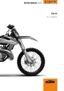 KTM 250 SX 2020 Repair Manual PDF β Complete Workshop Guide 3206383en