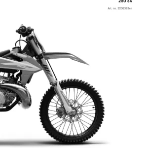 KTM 250 SX 2020 Repair Manual PDF – Complete Workshop Guide 3206383en