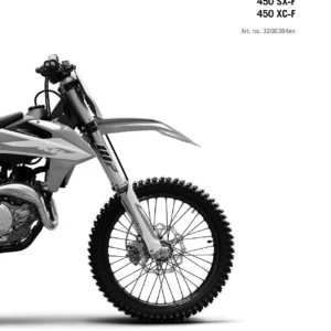 KTM 450 SX-F / 450 XC-F Repair Manual 2020 - Complete Workshop PDF Download