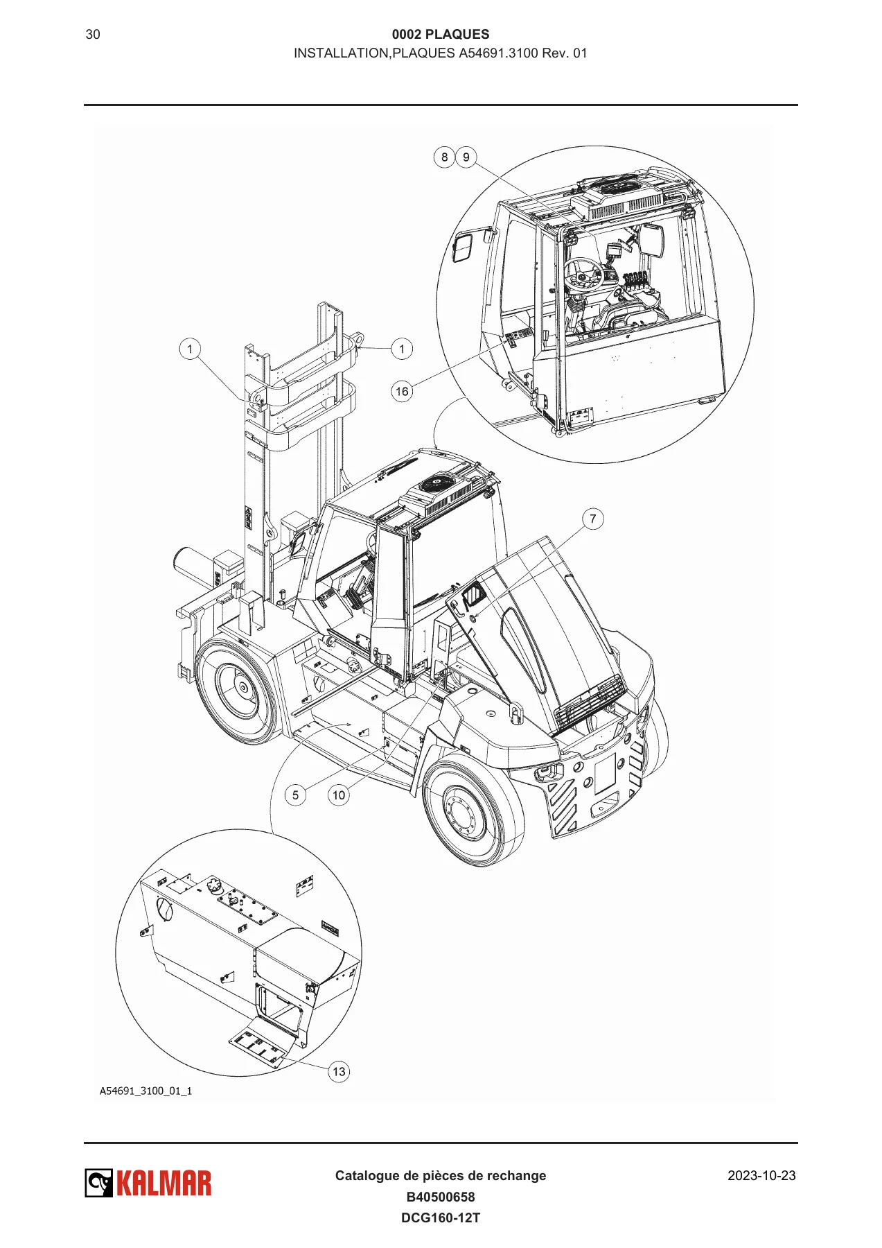 Kalmar DCG160-12T B40500658 Parts Catalogue - French PDF - Image 2