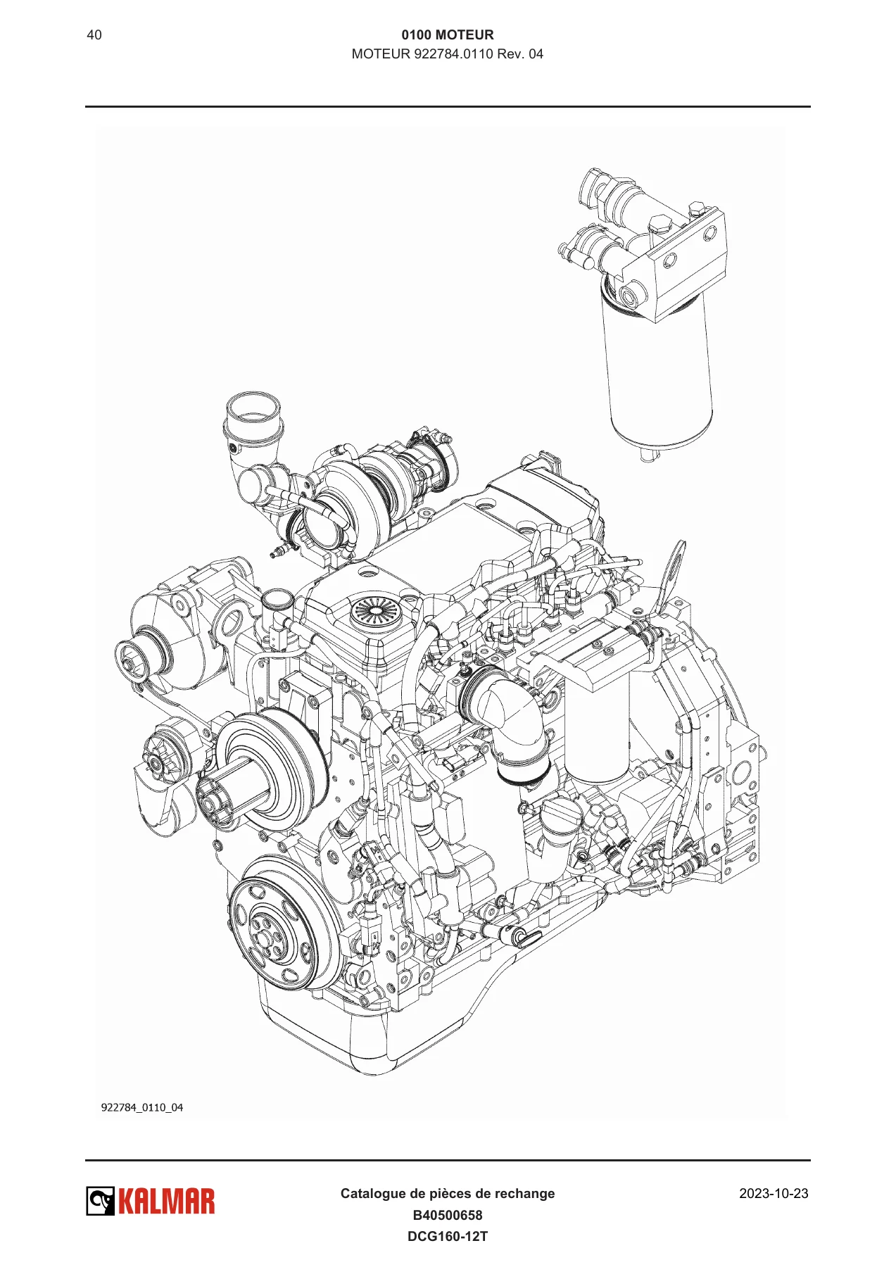 Kalmar DCG160-12T B40500658 Parts Catalogue - French PDF - Image 3