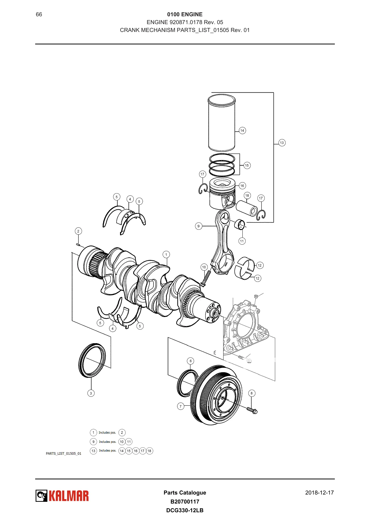 Kalmar DCG330-12LB Forklift Parts Catalogue 2018 PDF Parts Manual - Image 3