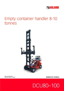 Kalmar DCU80-100 Empty Container Handler Workshop Manual PDF