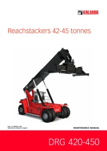 Kalmar DRG 420-450 Reachstackers Maintenance Manual – PDF Download