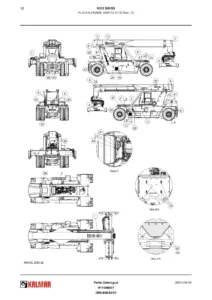Kalmar DRU450-62S5 Parts Catalogue H11600407 - 928 Page Illustrated Spare Parts Manual PDF