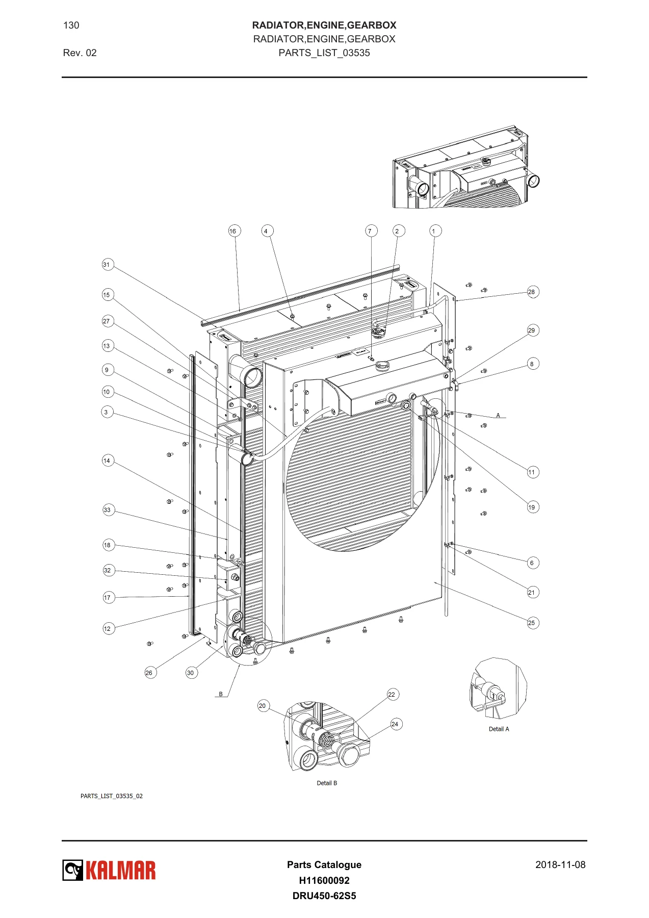 Kalmar DRU450-62S5 Reachstacker Parts Catalogue 2018 β Serial H11600092 PDF - Image 3