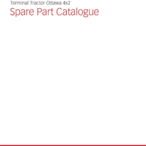 Kalmar Ottawa 4x2 Terminal Tractor Parts Catalogue 334673-80 - PDF Spare Parts Manual