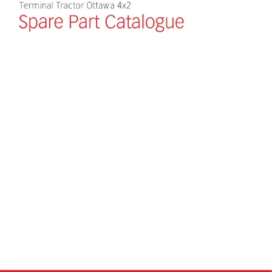 Kalmar Ottawa 4x2 Terminal Tractor Spare Parts Catalogue 335516-39 PDF