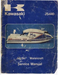 Kawasaki JS440 Jet Ski Watercraft Service Manual (1977-1981, A1-A5)