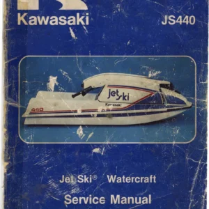 Kawasaki JS440 Jet Ski Watercraft Service Manual (1977-1981, A1-A5)