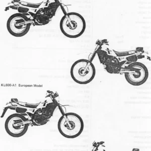 Kawasaki KLR 600 KL600-A1 Service Manual 1984-1985 Workshop Repair PDF
