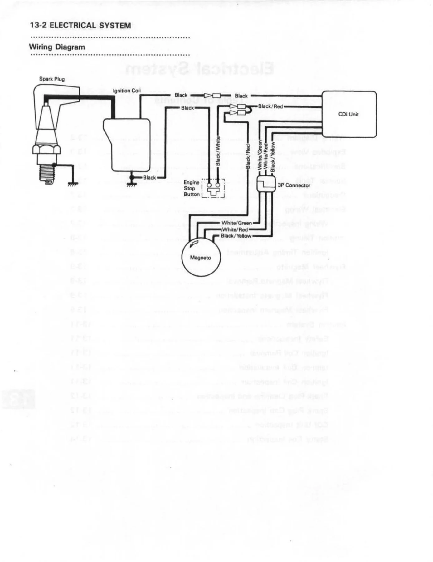 Kawasaki KX125 KX250 KX500 1988-2004 Motorcycle Service Manual PDF - Image 3
