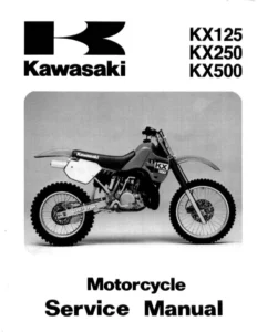 Kawasaki KX125 KX250 KX500 1988-2004 Motorcycle Service Manual PDF
