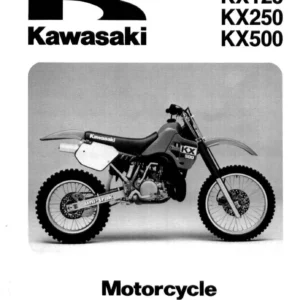 Kawasaki KX125 KX250 KX500 1988-2004 Motorcycle Service Manual PDF