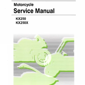 Kawasaki KX250 KX250X Service Manual 2023 KX252C KX252D Repair Workshop PDF