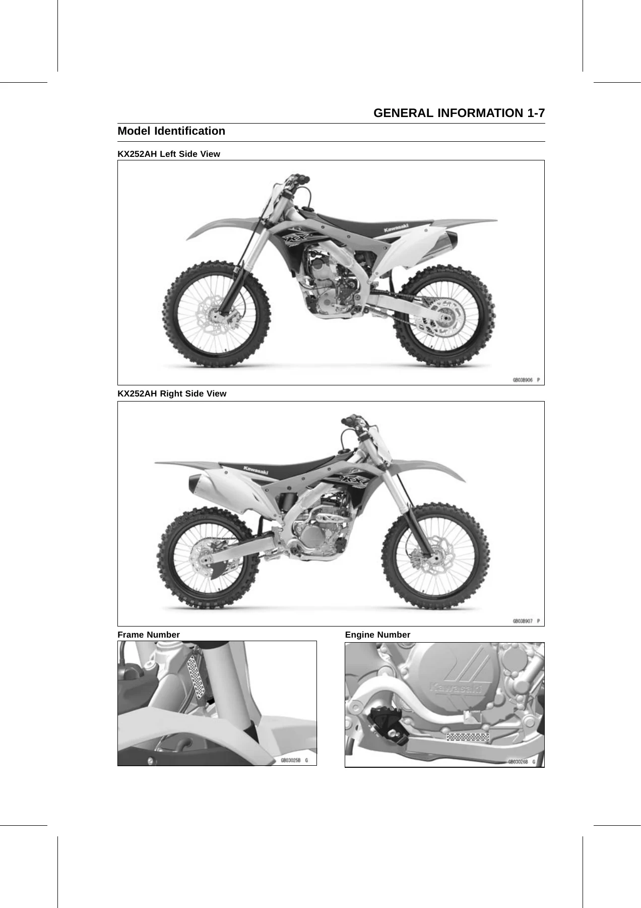 Kawasaki KX250F KX252A Service Manual 2017-2019 - KX252AH KX252AJ KX252AK Repair Workshop PDF - Image 2
