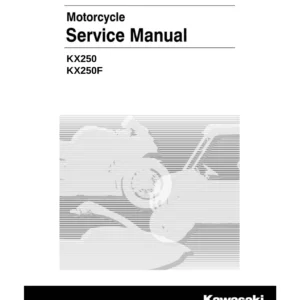 Kawasaki KX250F KX252A Service Manual 2017-2019 - KX252AH KX252AJ KX252AK Repair Workshop PDF