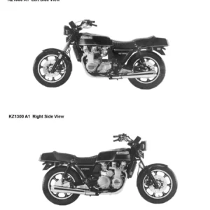 Kawasaki KZ1300 Service Manual - 1979-1983 A1 A2 A3 A4 A5 Workshop Repair PDF