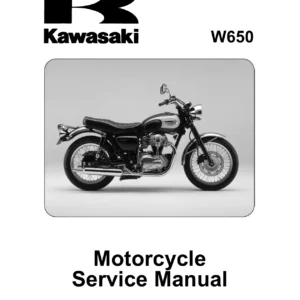 Kawasaki W650 EJ650 Service Manual 1999-2006 Full Workshop Repair PDF