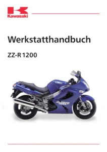 Kawasaki ZZ-R 1200 Werkstatthandbuch Reparaturanleitung PDF (ZX1200-C1/D1)