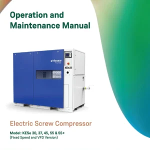 Kirloskar KESe 30 37 45 55 55+ Electric Screw Compressor Operation and Maintenance Manual PDF
