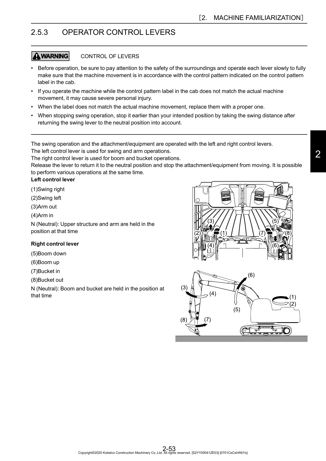 Kobelco SK135SR-7 SK140SRLC-7 SK140SRL-7 Excavator Operation Manual 2020 - Image 3