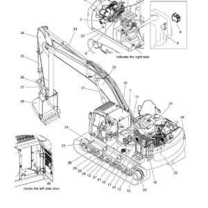 Kobelco SK210LC-10 Excavator Shop Manual S5YN0049E02 - 2016 Full Service Repair PDF