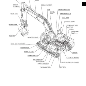 Kobelco SK250-8 SK260LC-8 Excavator Shop Manual - HS Engine S5LQ0017E03