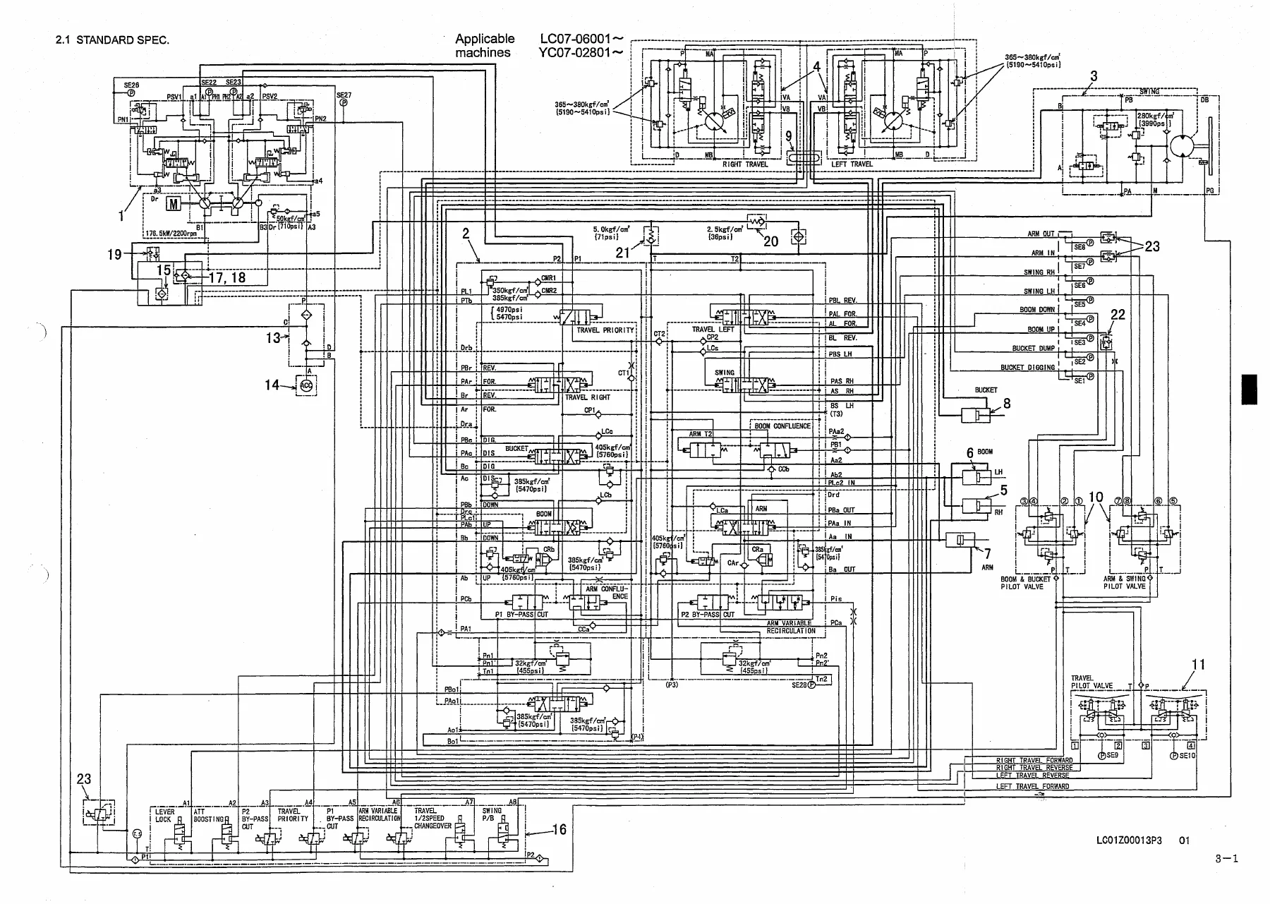 Kobelco SK330LC-6E & SK330NLC-6E Excavator Shop Manual PDF - 2001 Service & Repair Guide - Image 3