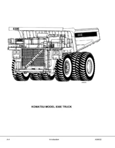 Komatsu 830E Dump Truck Shop Manual - Electric Drive Mining Truck Service Manual PDF