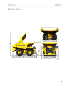 Komatsu 930E-5 Dump Truck Shop Manual - Serial A40004 & Up