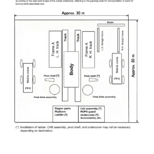Komatsu D475A-8R Bulldozer Field Assembly Manual GEN00241-00