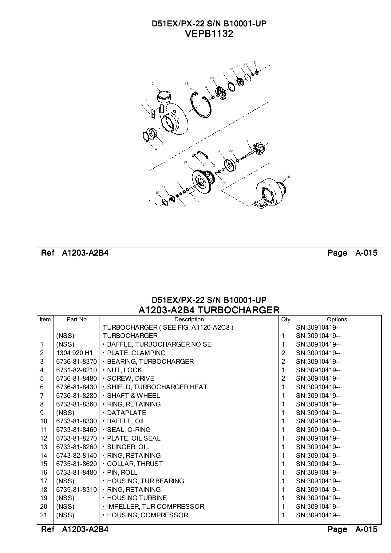 Komatsu D51EX-22 D51PX-22 Parts Catalog PDF - Serial B10001-UP Crawler Dozer - Image 2