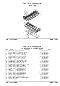 Komatsu D51EX-22 D51PX-22 Parts Catalog PDF - Serial B10001-UP Crawler Dozer