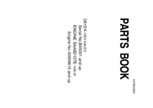 Komatsu D61EX-15E0 GALEO Dozer Parts Book PDF β Serial B45001 & Up (KEPB032800)