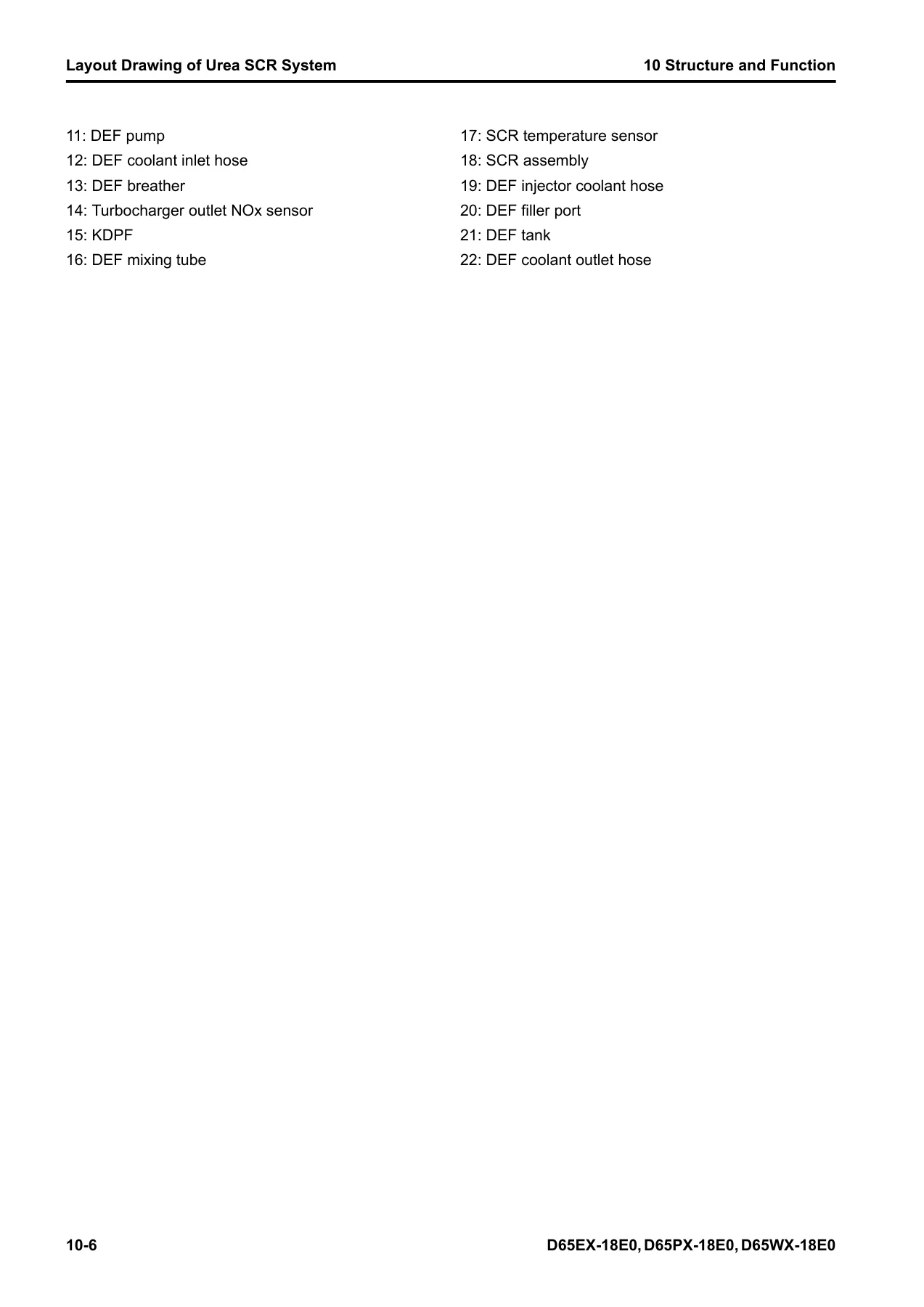 Komatsu D65EX D65PX D65WX-18E0 Bulldozer Shop Manual SEN06897-09 - Image 2