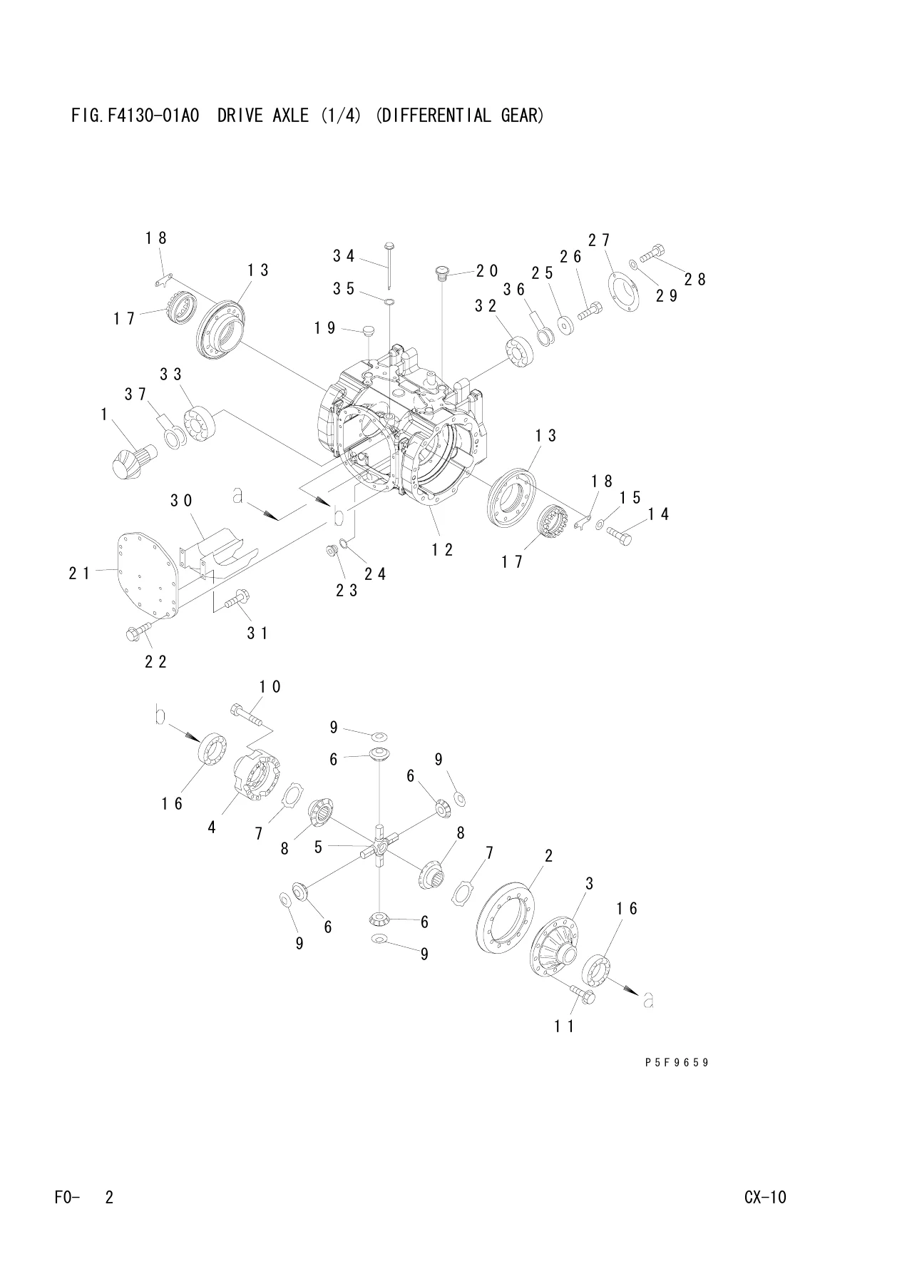 Komatsu FD50AYT-10 Forklift Parts Catalog PDF β FD/FG Series 10 FD35 FD40 FD45 FD50 Parts Book Download - Image 3
