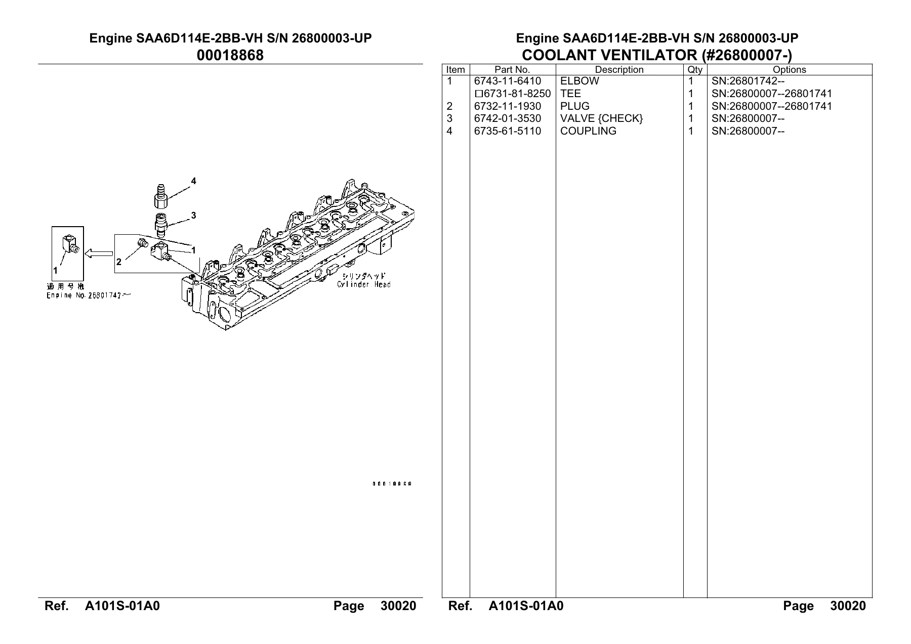 Komatsu GD655-3C Motor Grader Parts Book KEPB074501 β Serial B15001 & Up - Image 2