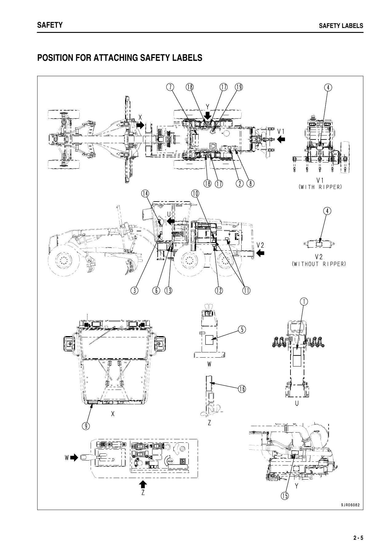 Komatsu GD675-3E0 Motor Grader Operation & Maintenance Manual - Image 3