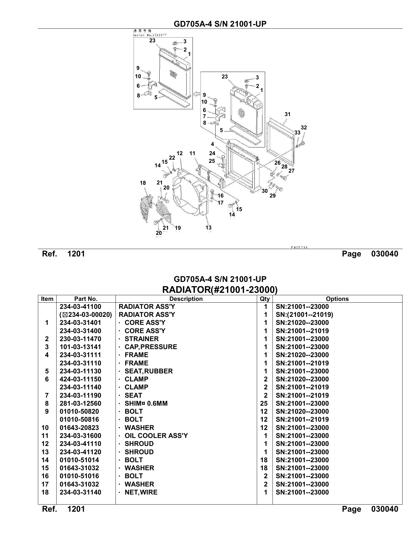 Komatsu GD705A-4 Motor Grader Parts Book PDF - S/N 21001-UP Illustrated Parts Catalog - Image 2