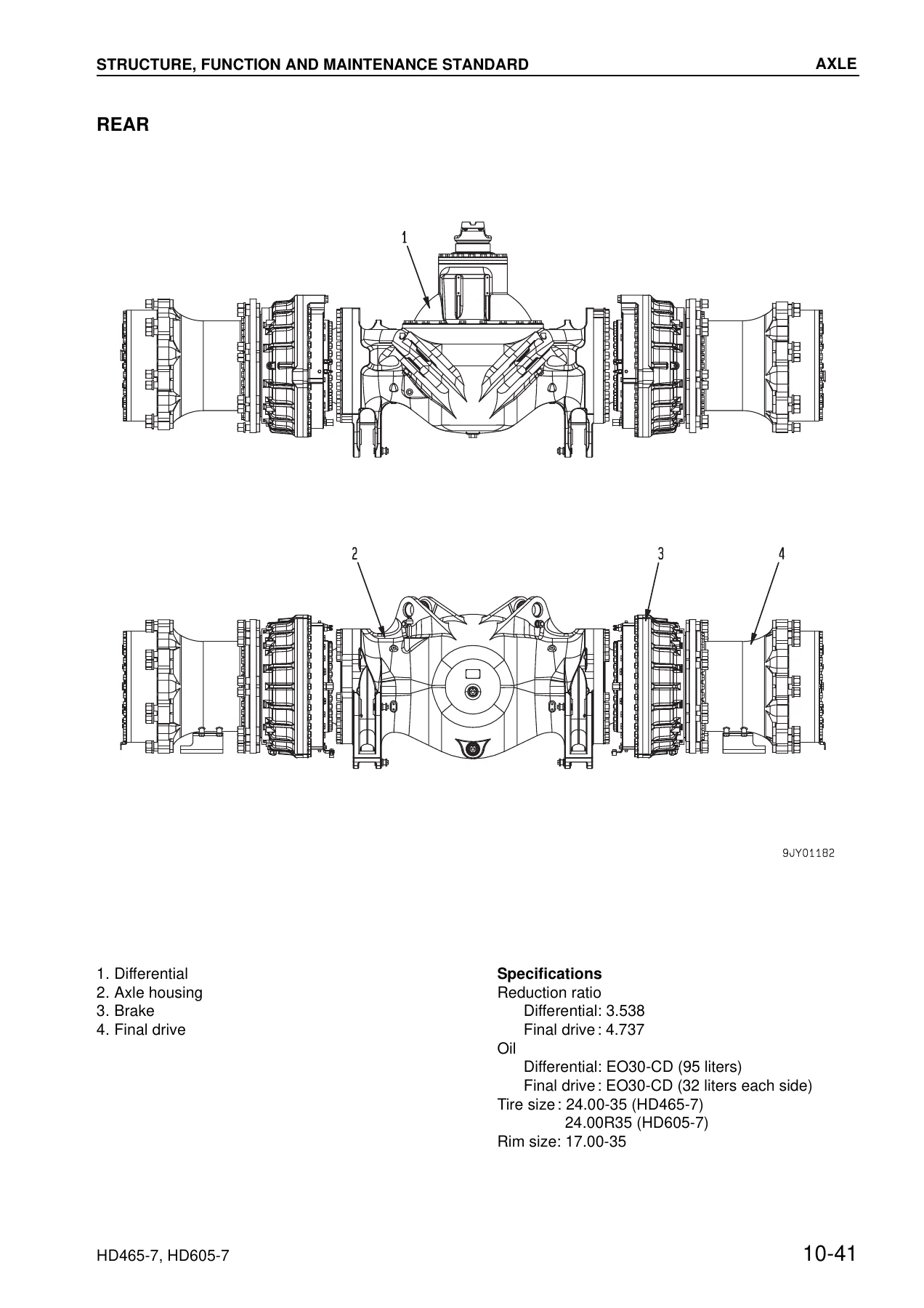 Komatsu HD465-7 HD605-7 Dump Truck Shop Manual 2002 PDF Download - Image 3