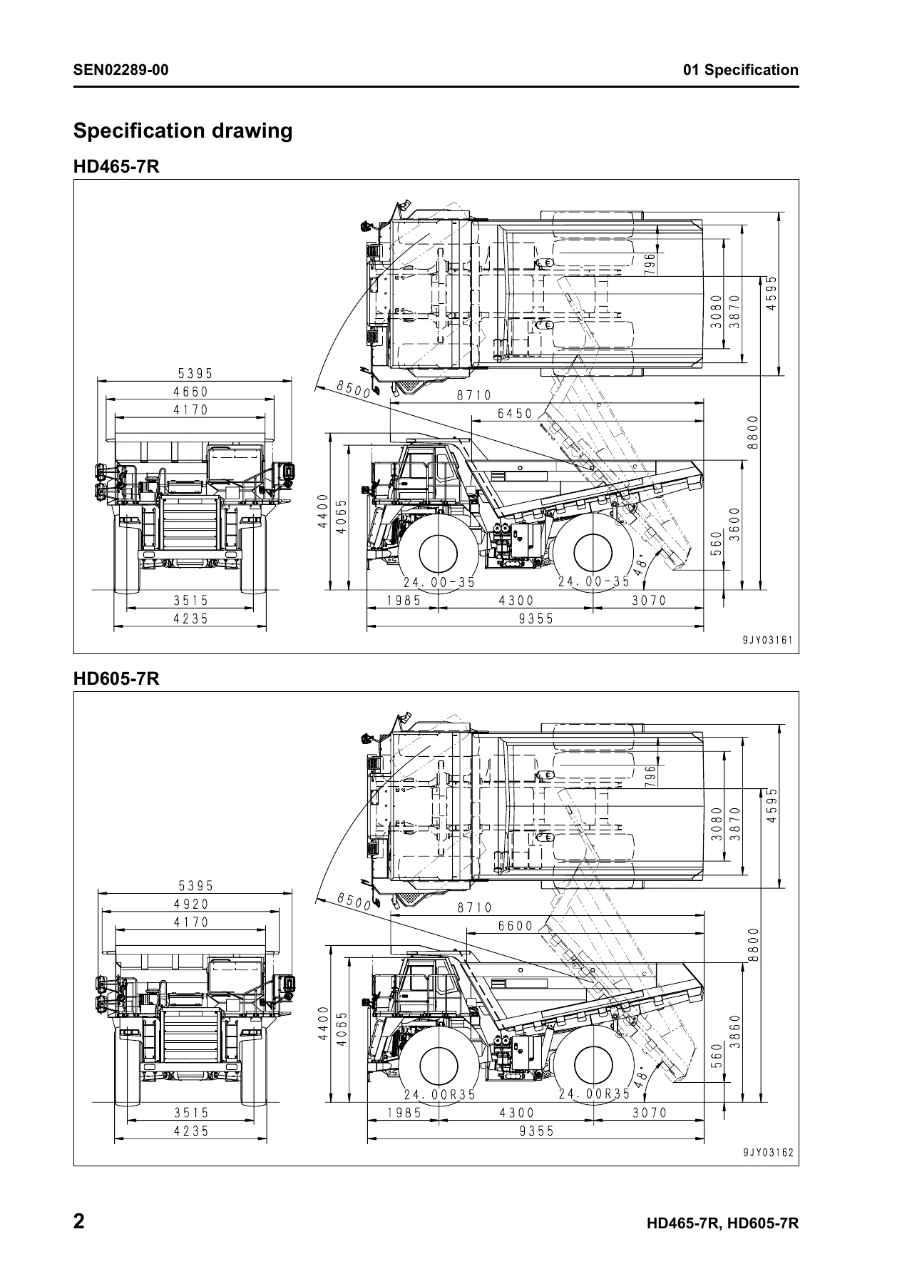 Komatsu HD465-7R HD605-7R Dump Truck Shop Manual - Complete Workshop PDF - Image 2