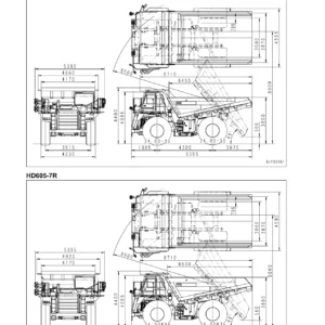 Komatsu HD465-7R & HD605-7R Dump Truck Shop Manual - Full PDF Workshop Guide
