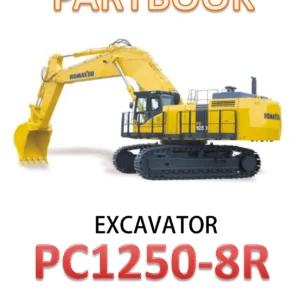 Komatsu PC1250-8R Excavator Parts Book PDF - SAA6D170E-5CR-W Engine & PC1250SP-8R Machine Parts Catalog