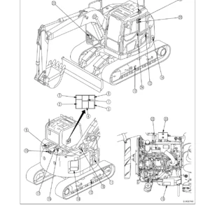 Komatsu PC138US-8 & PC138USLC-8 Excavator Operation and Maintenance Manual - TEN00189-01 PDF