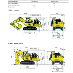 Komatsu PC2000-8 Field Assembly Manual - Backhoe & Loading Shovel PDF