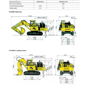 Komatsu PC2000-8 Hydraulic Excavator Field Assembly Manual GEN00060-16 PDF Download