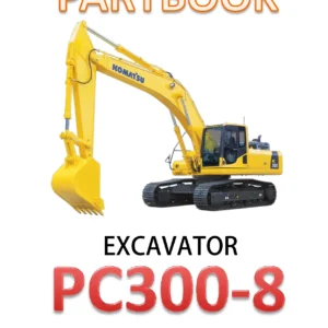 Komatsu PC300-8 Excavator Parts Book - S/N 60001-UP PDF Manual