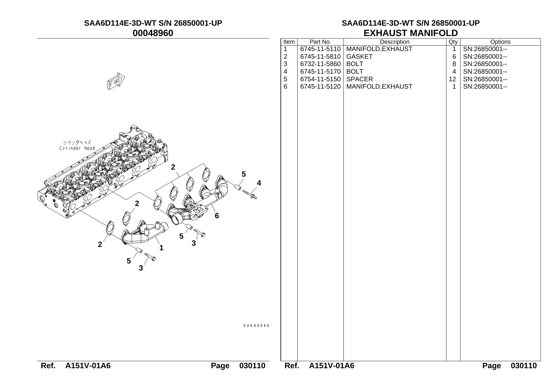 Komatsu PC350LC-8-W2 Parts Catalog β Serial Number 60001 and Up β Complete Illustrated Parts Manual PDF - Image 3